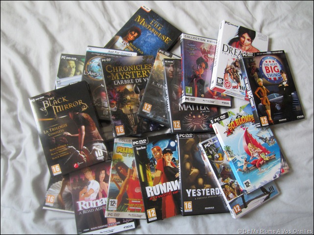 Collection jeux vidéos Critéïne