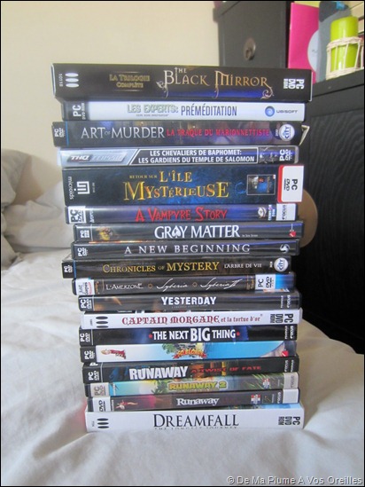 Collection jeux vidéos Critéïne 2